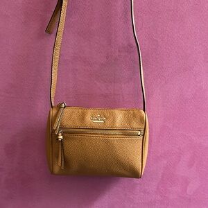 Kate Spade Tan Crossbody Bag with Adjustable Strap
